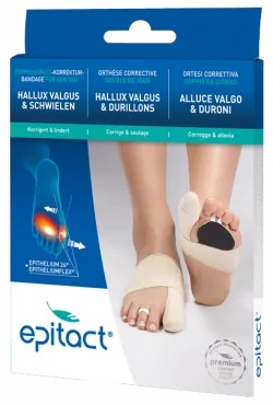 korrektur-bandage & schmerzende fusssohlen/schwielen